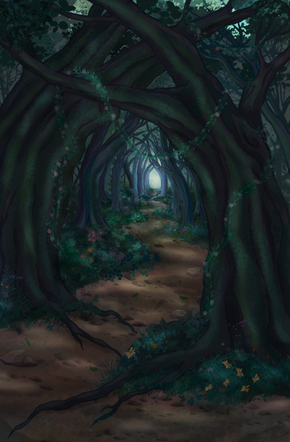 This is your reminder to go hiking more often, especially in dark scary woods.